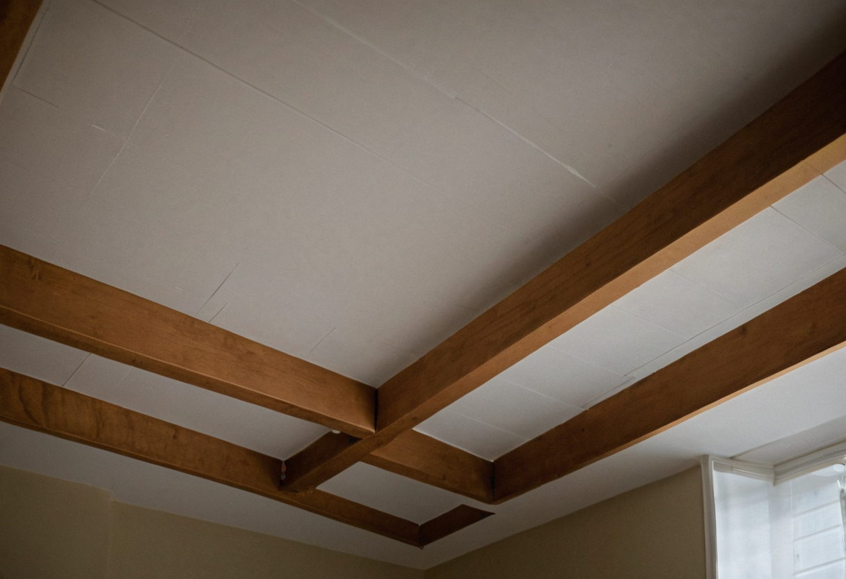 How should interior water and trapped moisture be controlled after a roof leak planning reference